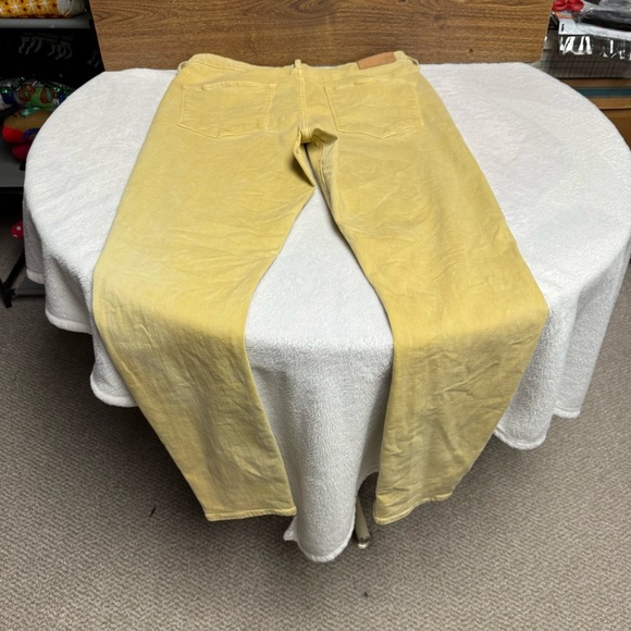 Dear John size 30 Giselle skinny fit Yellow Jeans slight tye dye pattern - Picture 5 of 9